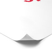 Mops ist mein Geist Poster (Ecke)