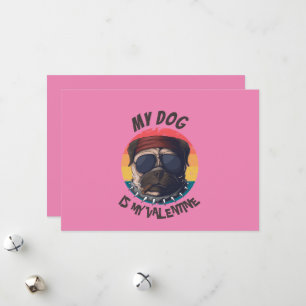 MOPS IST MEIN VALENTINE FEIERTAGSKARTE