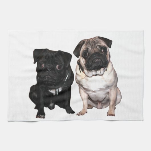 Mops Jack und Richi Küchentuch (Horizontal)