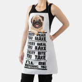 Mops jeden Snack, den Sie Schürze machen (InSitu)