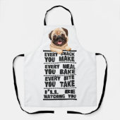 Mops jeden Snack, den Sie Schürze machen (Vorderseite)