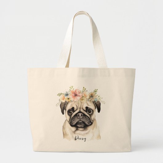 Mops Jumbo Tasche (Vorne)
