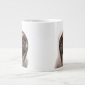 Mops Jumbo-Tasse (Vorderseite)