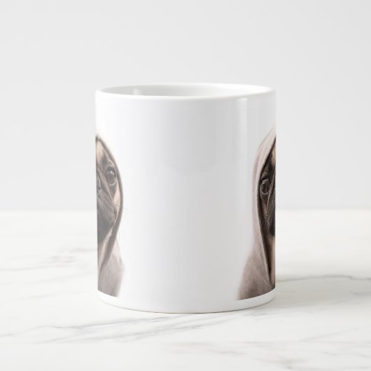 Mops Jumbo-Tasse (Vorderseite)