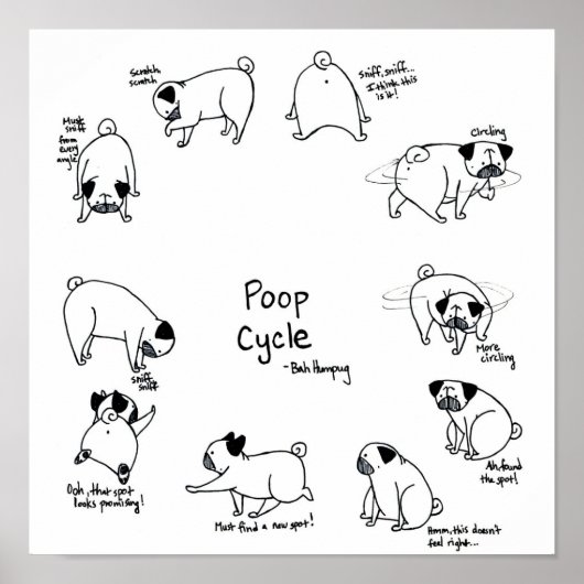 Mops Kack Cycle Poster (Vorne)