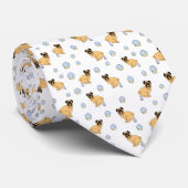 Mops Kacke Cupcakes Neck Tie Krawatte (Gerollt)