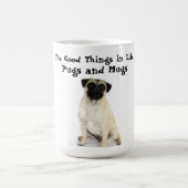 Mops Kaffee Tasse (Mittel)