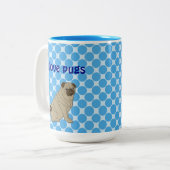 Mops - Kaffee Tasse (Vorderseite Links)