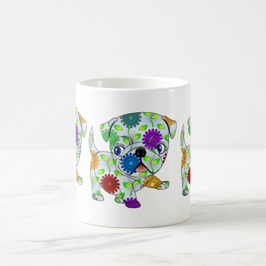 Mops-Kaffee-Tasse Kaffeetasse (Mittel)
