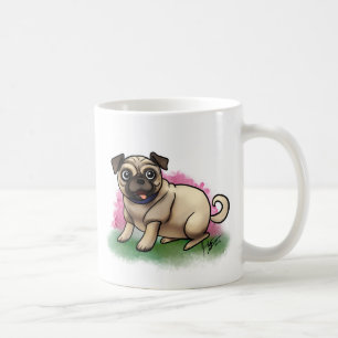 Mops Kaffeetasse