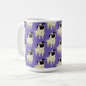 Mops Kaffeetasse (Vorderseite Links)
