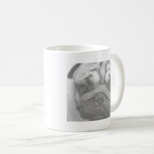 Mops Kaffeetasse (VorderseiteRechts)