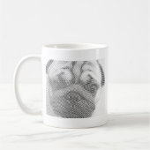 Mops Kaffeetasse (Links)