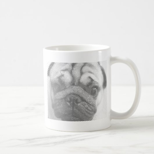 Mops Kaffeetasse (Rechts)