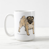 Mops Kaffeetasse (Links)