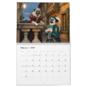 Mops-Kalender Kalender (Feb 2027)