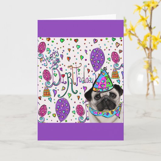 MOPS KARTE (Gelbe Blume)