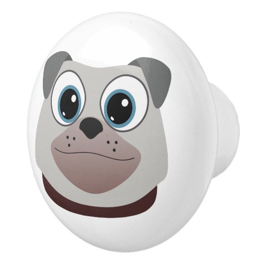 Mops Keramikknauf (Rechts)