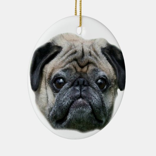 Mops Keramikornament (Rechts)