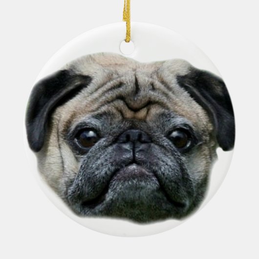 Mops Keramikornament (Hinten)