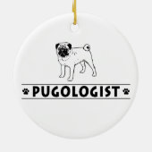Mops Keramikornament (Hinten)