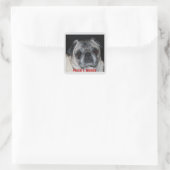 Mops & Kisses Sticker (Tasche)