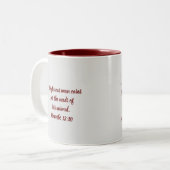 Mops & Kisses Tasse (Vorderseite Links)