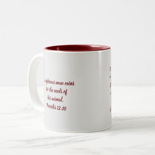 Mops & Kisses Tasse (Vorderseite Links)