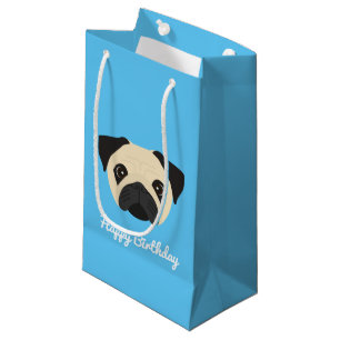 Mops Kleine Geschenktasche Geschenktüte
