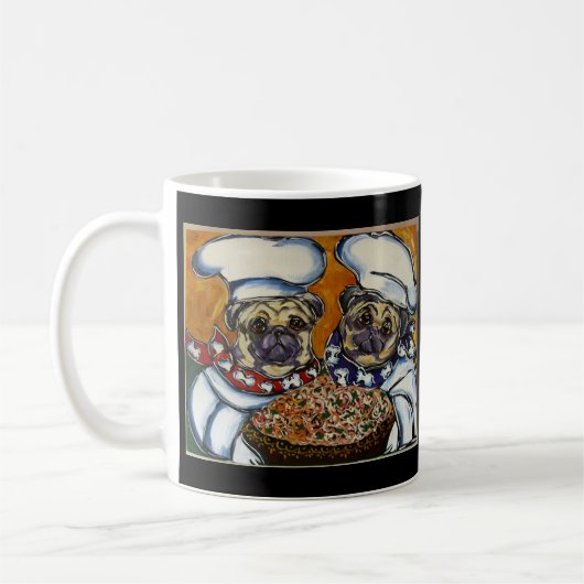 Mops Koch Kaffeetasse (Links)