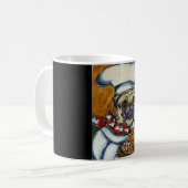 Mops Koch Kaffeetasse (Vorderseite Links)