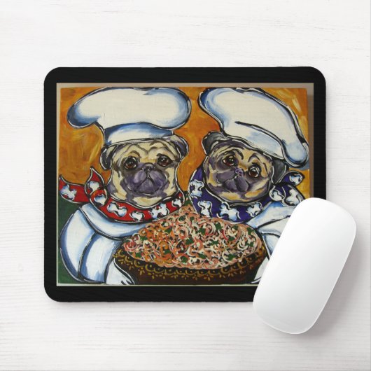 Mops Koch Mousepad (Mit Mouse)