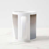 Mops-Kopfneigung Jumbo-Tasse (Rückseite)