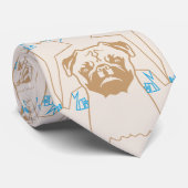 Mops Krawatte (Gerollt)