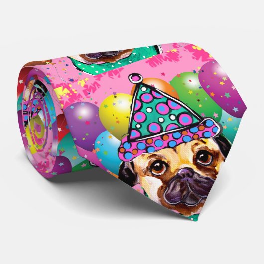 Mops Krawatte (Gerollt)