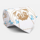 Mops Krawatte (Gerollt)