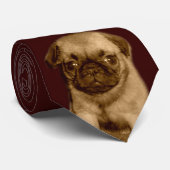 Mops-Krawatte Krawatte (Gerollt)