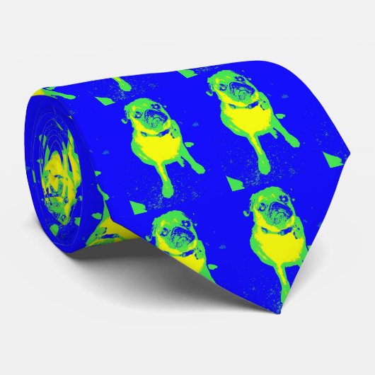 Mops-Krawatte Krawatte (Gerollt)