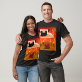 Mops-Kunst - 2006_may10a - von David King T-Shirt (Unisex)