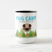 Mops-Lager-Kaffee-Tee Tasse (Zentrum)