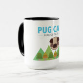Mops-Lager-Kaffee-Tee Tasse (Vorderseite Links)