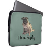 Mops Laptopschutzhülle (Vorne Rechts)