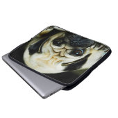 Mops Laptopschutzhülle (Vorne Knopf)