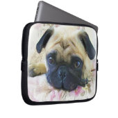 Mops Laptopschutzhülle (Vorne Rechts)