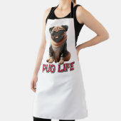 Mops Leben Adorable Mops Hund Schürze (InSitu)