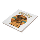 Mops Leben Fliese (Seite)