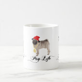 Mops-Leben Gansta Kaffee-Tasse Kaffeetasse (Mittel)