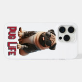 Mops-Leben-Handyhülle iPhone Hülle (Rückseite (Horizontal))