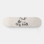 Mops-Leben-lustiger Hundegangster Skateboard (Horizontal)