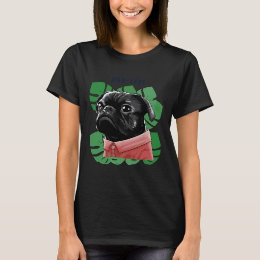 Mops Leben - Niedlicher Mops Liebhaber - w Monster T-Shirt (Vorderseite)